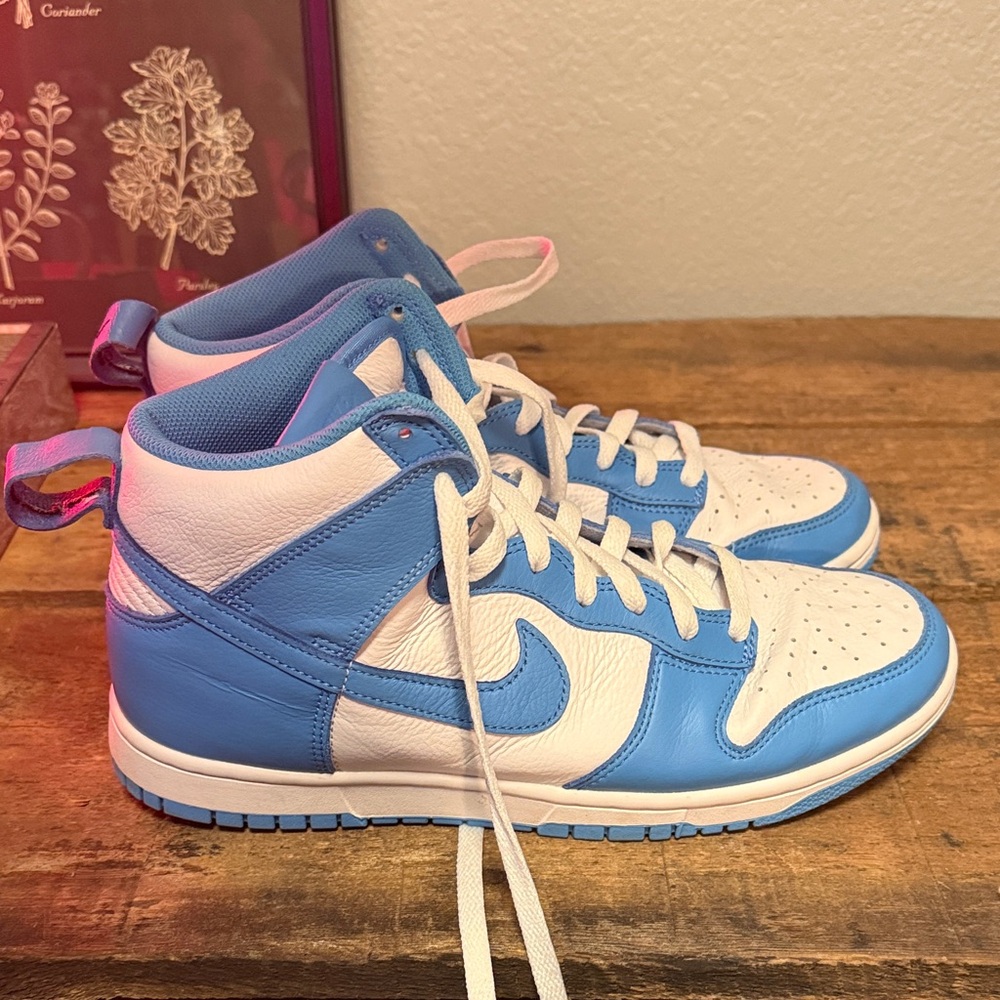 Nike Blue and White Athletic Shoes